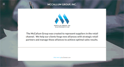 Desktop Screenshot of mccallum-group.com