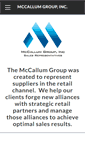 Mobile Screenshot of mccallum-group.com